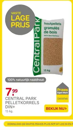 Praxis Central park pelletkorrels din aanbieding