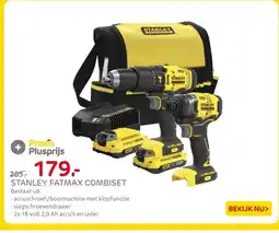 Praxis Stanley fatmax combiset aanbieding