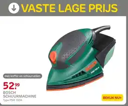 Praxis Bosch schuurmachine aanbieding