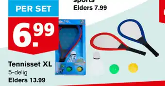 Hoogvliet Tennisset XL aanbieding