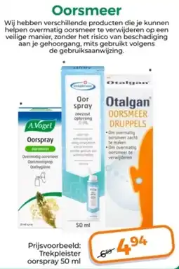 Trekpleister Oorsmeer aanbieding