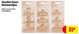 Kruidvat Gouden Haarklemmetjes aanbieding