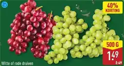 ALDI Witte of rode druiven aanbieding