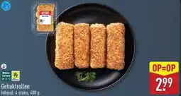 ALDI Gehaktrollen aanbieding