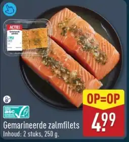 ALDI Gemarineerde Zalmfilets aanbieding