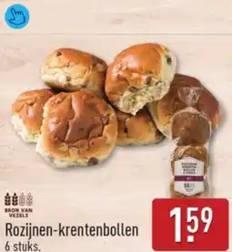 ALDI Rozijnen Krentenbollen aanbieding