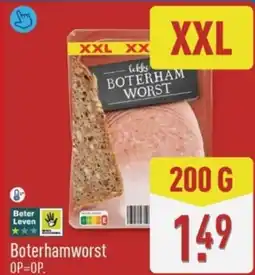ALDI Boterhamworst XXL aanbieding