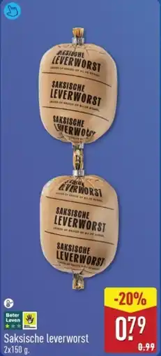 ALDI Saksische Leverworst aanbieding