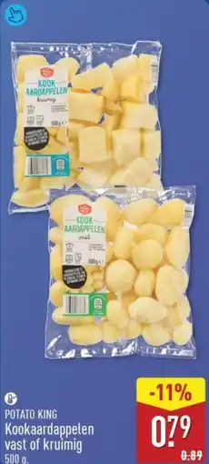 ALDI Potato king Kookaardappelen Vast of Kruimig aanbieding