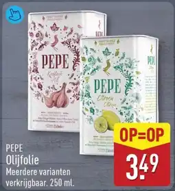 ALDI Pepe olijfolie aanbieding