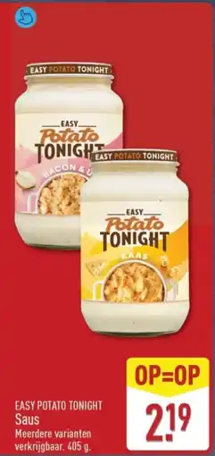 ALDI Easy potato tonight saus aanbieding