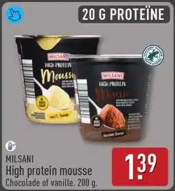 ALDI MILSANI High protein mousse aanbieding
