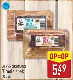 ALDI ALPEN SCHMAUS Tirools spek aanbieding