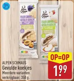 ALDI ALPEN SCHMAUS Gevulde koekjes aanbieding