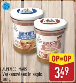 ALDI ALPEN SCHMAUS Varkensvlees in aspic aanbieding