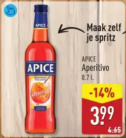ALDI APICE Aperitivo aanbieding