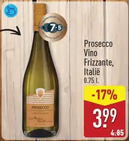 ALDI Prosecco Vino Frizzante aanbieding