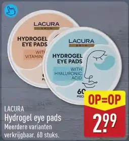 ALDI LACURA Hydrogel eye pads aanbieding