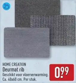 ALDI HOME CREATION Deurmat rib aanbieding