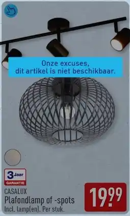 ALDI CASALUX Plafondlamp of spots aanbieding