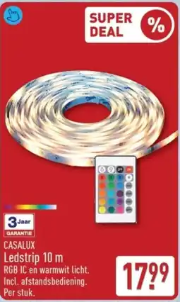 ALDI CASALUX Ledstrip 10 m aanbieding
