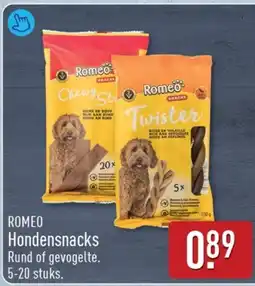 ALDI ROMEO Hondensnacks aanbieding