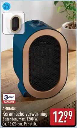 ALDI AMBIANO Keramische verwarming aanbieding