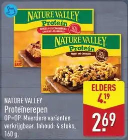 ALDI NATURE VALLEY Proteïnerepen aanbieding
