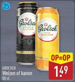 ALDI GROLSCH Weizen of kanon aanbieding