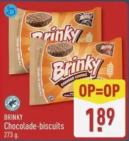 ALDI BRINKY Chocolade-biscuits aanbieding