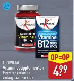 ALDI LUCOVITAAL Vitaminesupplementen aanbieding