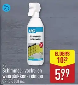 ALDI HG Schimmel vocht en weerplekken-reiniger aanbieding