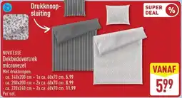 ALDI NOVITESSE Dekbedovertrek microvezel aanbieding