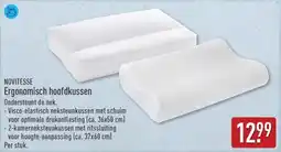 ALDI NOVITESSE Ergonomisch hoofdkussen aanbieding