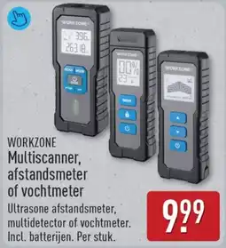 ALDI WORKZONE Multiscanner afstandsmeter of vochtmeter aanbieding