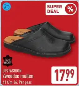 ALDI UP2FASHION Zweedse muilen aanbieding
