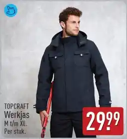 ALDI TOPCRAFTE Werkjas aanbieding