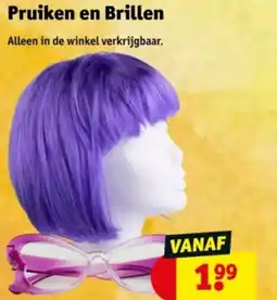 Kruidvat Pruiken en Brillen aanbieding