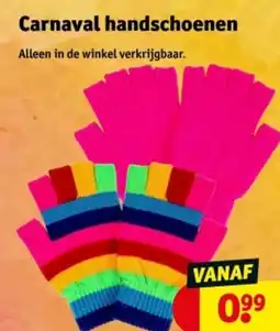 Kruidvat Carnaval handschoenen aanbieding