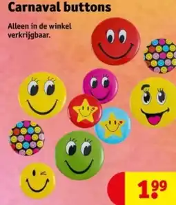 Kruidvat Carnaval buttons aanbieding