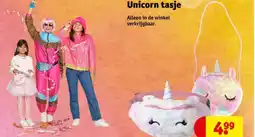 Kruidvat Unicorn tasje aanbieding