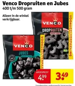 Kruidvat Venco Dropruiten en Jubes aanbieding