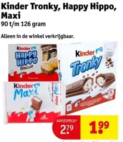 Kruidvat Kinder Tronky, Happy Hippo, Maxi aanbieding