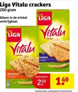 Kruidvat Liga Vitalu crackers aanbieding