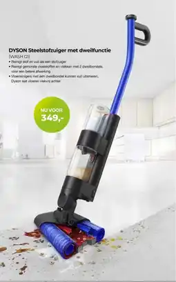 EP Beerepoot Dyson Steelstofzuiger met Dweilfunctie aanbieding