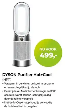 EP Beerepoot Dyson Purifier Hot+Cool HP11 aanbieding