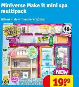 Kruidvat Miniverse Make it mini spa multipack aanbieding