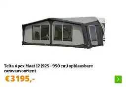 Obelink Telta Apex Maat 12 (925 - 950 cm) opblaasbare caravanvoortent aanbieding