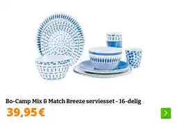 Obelink Bo-Camp Mix & Match Breeze serviesset - 16-delig aanbieding