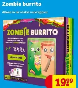 Kruidvat Zombie burrito aanbieding